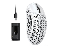 Attack Shark R5Ultra UltralightCarbon 8kHz/42kDPI PAW3950MAX Omron biała - 1472676 - zdjęcie 2